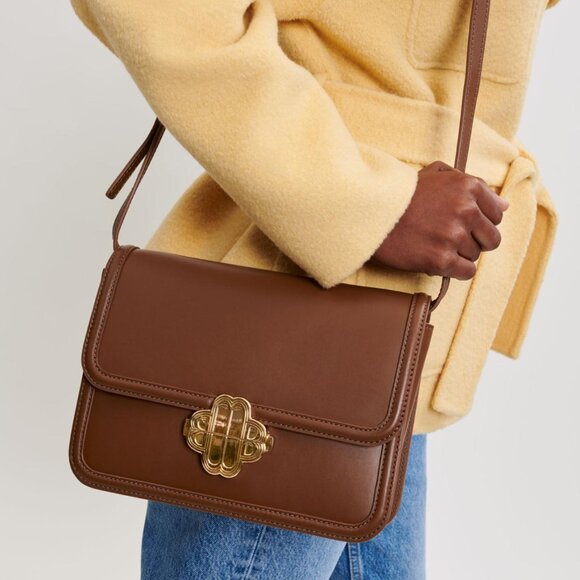 Maje Handbags - Maje Tobacco Clover Bag